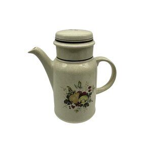 Royal Doulton Lambeth Stoneware L.S. 1015 Harvest Garland Coffee/Tea Server 1975